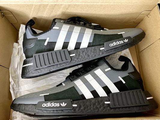 adidas gazelle silver green womens Men's Primeblue NMD R1