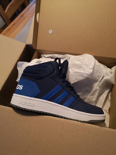 adidas Little Boys Hoops 2.0 Mid Top Casual Sneakers from Finish Line -  Macy's