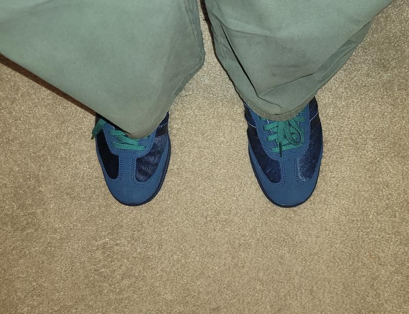 Customer photo for "Stylishly comfortable sneaker"