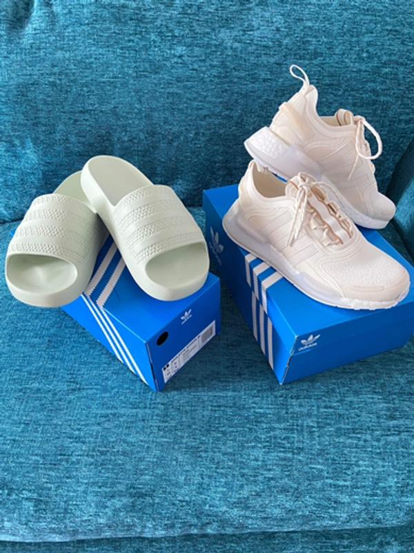 adidas gazelle silver green womens Shop Off White Womens adidas NMD R1 Lace Up Sneakers – Shoebacca