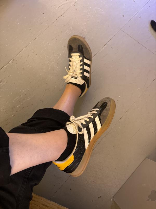 adidas Originals Gazelle Men's Suede Casual Shoes - Black/White