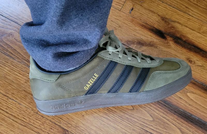 adidas Originals Gazelle "Grey Two/Ftwr White/Gold Metallic" Men's Shoe