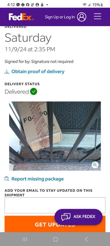 Photo submitted with review of product