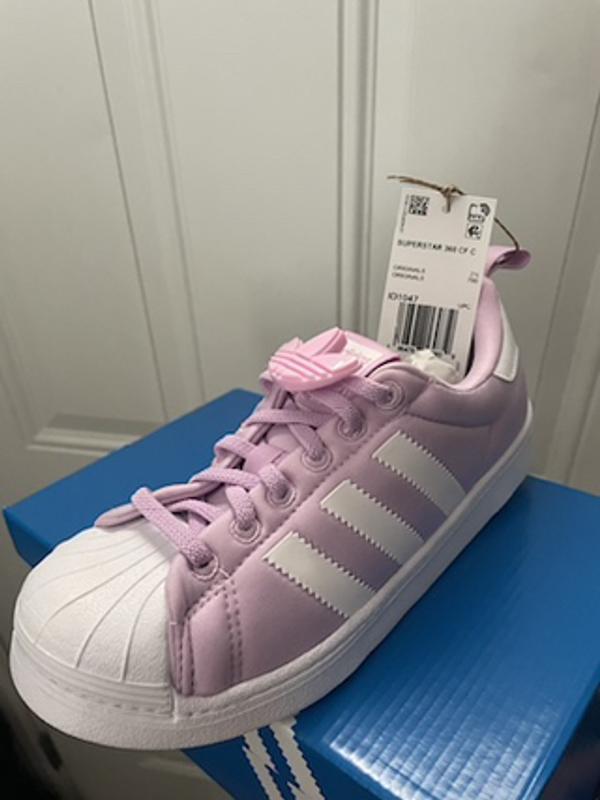 adidas Originals Superstar 360 Comfort Closure Bliss Lilac Ftwr White Bliss Lilac Preschool Girls Shoe