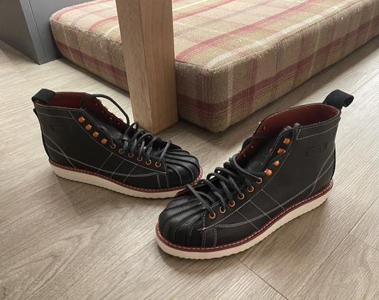 adidas Originals Superstar "Core Black/Core Black/Grey Five" Men's Boot