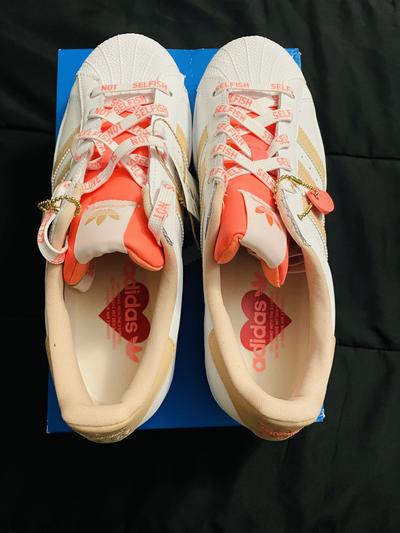 adidas Originals Superstar "White/Gold" Women's Shoe