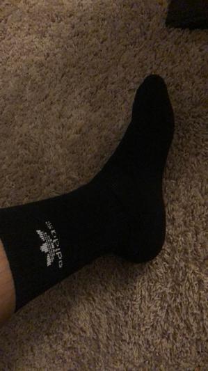 Customer photo for "The socks are amazing and love them"
