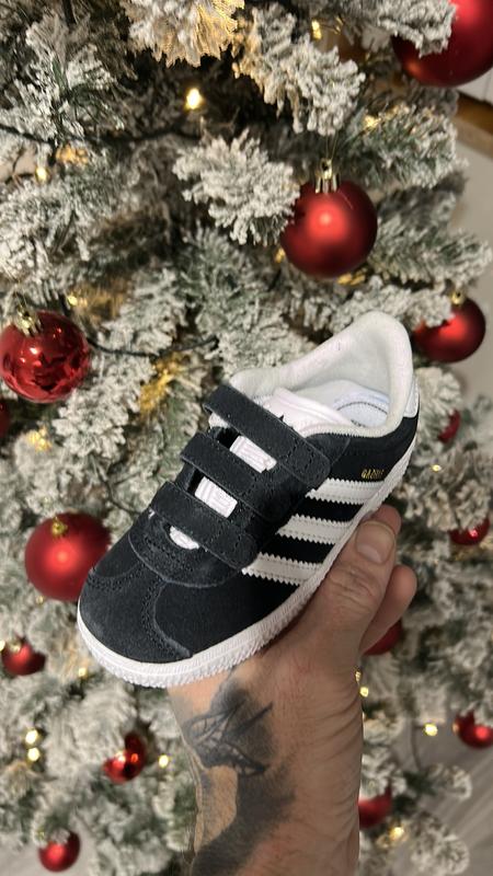 adidas Originals Gazelle "Core Black/Signal Green/Shock Pink" Grade School  Girls' Shoe