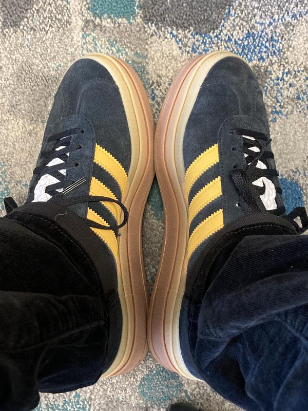 adidas Originals Gazelle Bold Women's Suede Shoes - Cream/Black