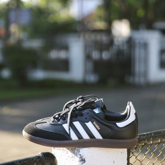 靴 adidasOriginals Women'sSambaOG\"CoreBlack Adidas Women's Samba OG Core Black/Grey Six/Gum - West NYC