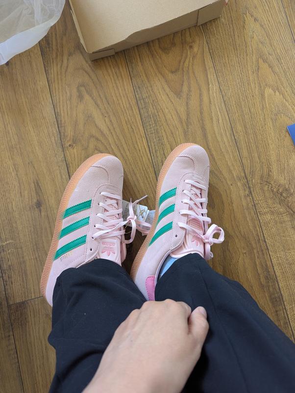adidas gazelle silver green womens adidas Originals Gazelle Women's Powder Yellow/Lucid Pink/Gum 3 Shoes, Size: 8.5