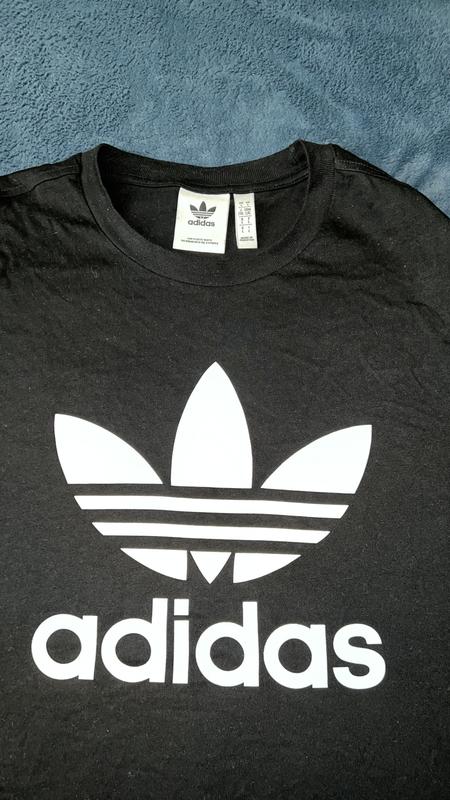 Vintage Black Adidas T Shirt Adidas Men's Originals Trefoil T