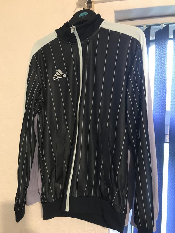 トップス 00s Adidas Pinstripe Track Jacket adidas Originals jacket Adicolor 2000S Woven Track Top gray color