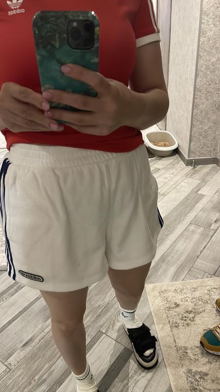 adidas Short Towel Terry Tank Top - White | Women's Lifestyle | adidas US