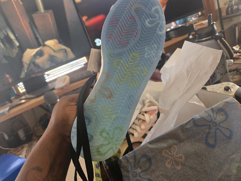 Customer photo for "Best shoes for SpongeBob fans"