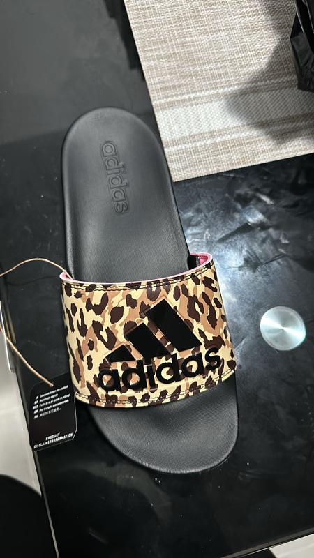 Adilette Shower Slides Adilette Leopard NEW Adidas Women's