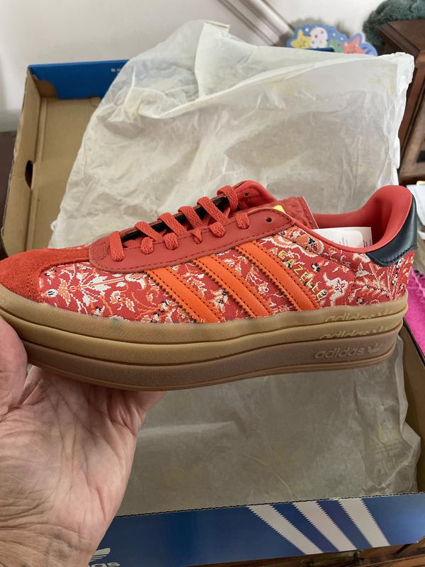 adidas Originals Gazelle Bold "Orange/Semi Lucid Fuchsia" Women's Shoe