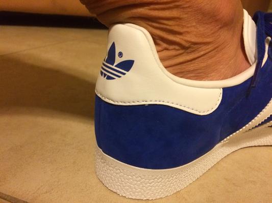 adidas Originals Gazelle Girls' Logo Casual Shoe - Navy