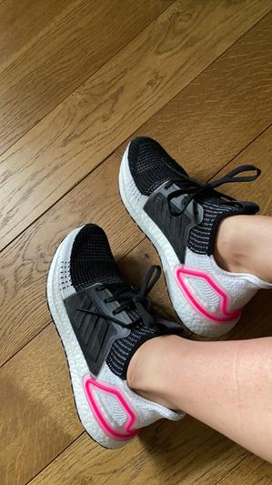 adidas gazelle silver green womens Adidas Womens UltraBOOST 19 W Grey Pink B75881  Sneaker Junkies