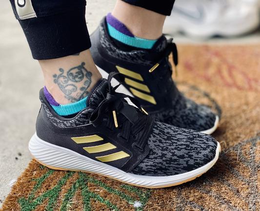 Adidas edge lux 3 black best sale and gold