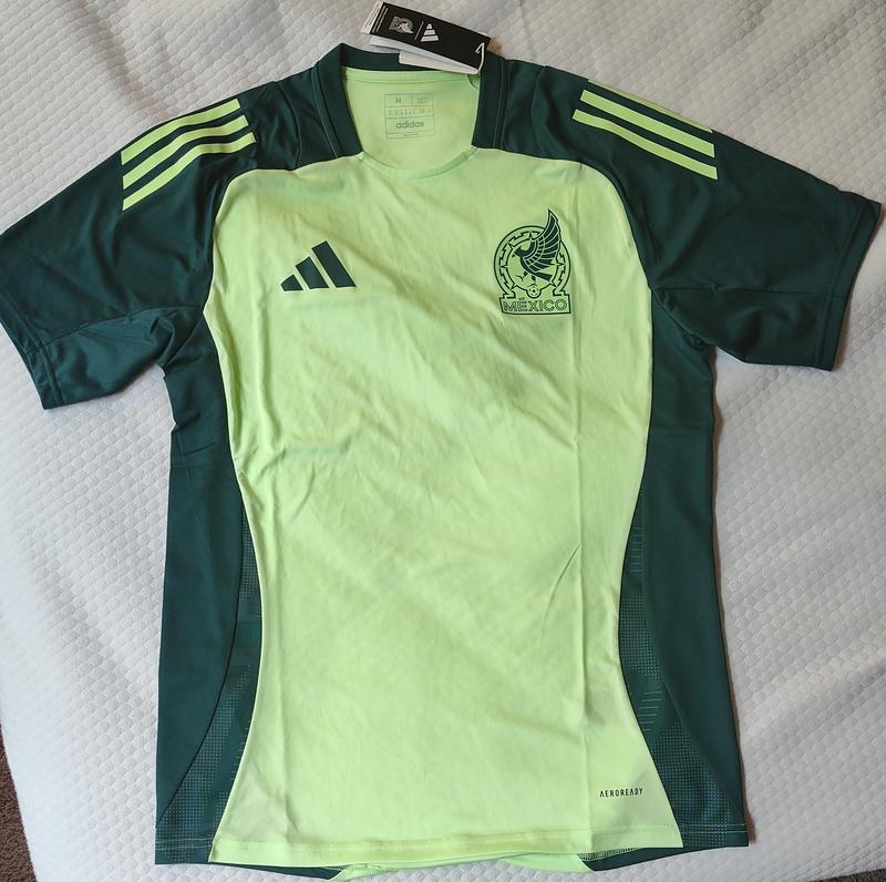 Adidas Men s Green Mexico National Team 2024 AeroReady Training Jersey 