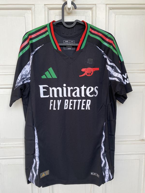 Adidas Men's Black Arsenal 2024/25 Away Authentic Jersey - Macy's