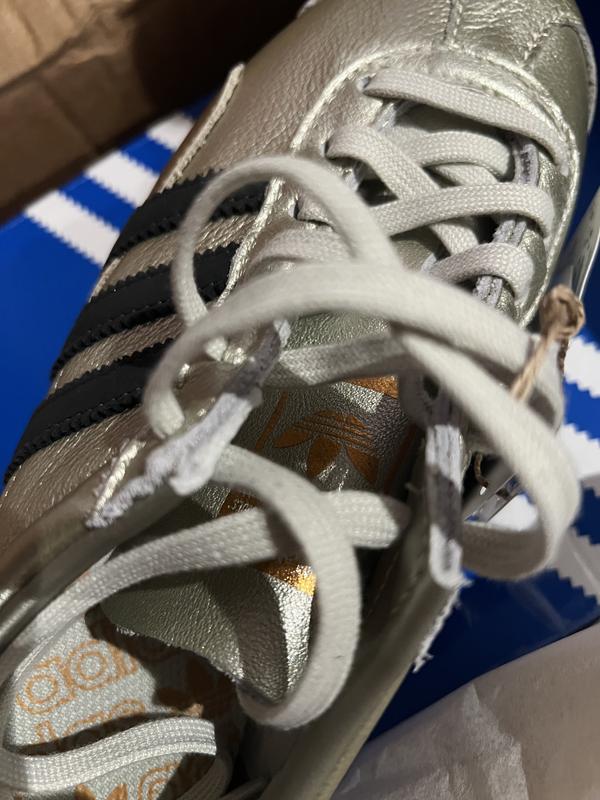 adidas gazelle silver green womens adidas Samba OG Gold Metallic Cracked Leather Women's – Lilac Blonde main image 1