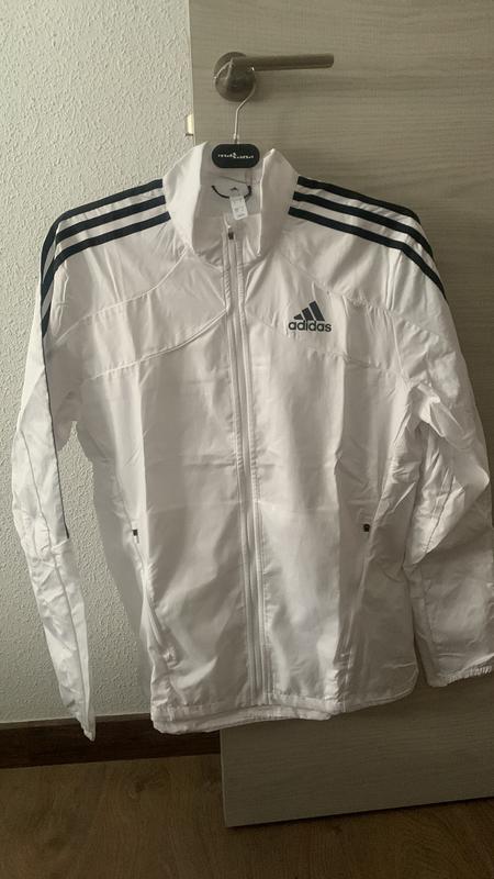 Adidas Marathon Chaquetas Adidas Blancas Para Hombre Chaqueta