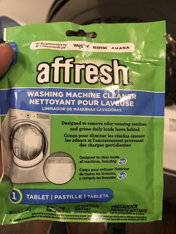 Whirlpool Affresh Washer Machine Cleaner, Tablets - 6 count, 8.4 oz box