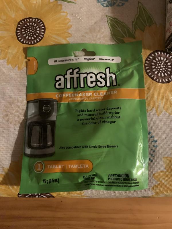 Afresh coffee pot cleaner