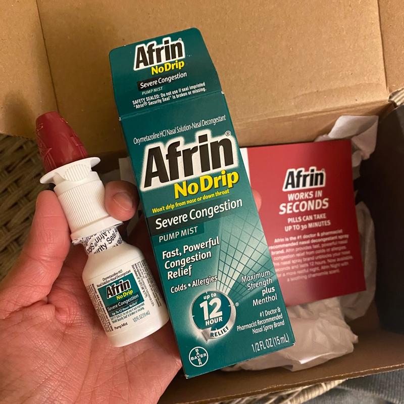 太宰治 コロンスプレー Afrin® No Drip Severe Congestion
