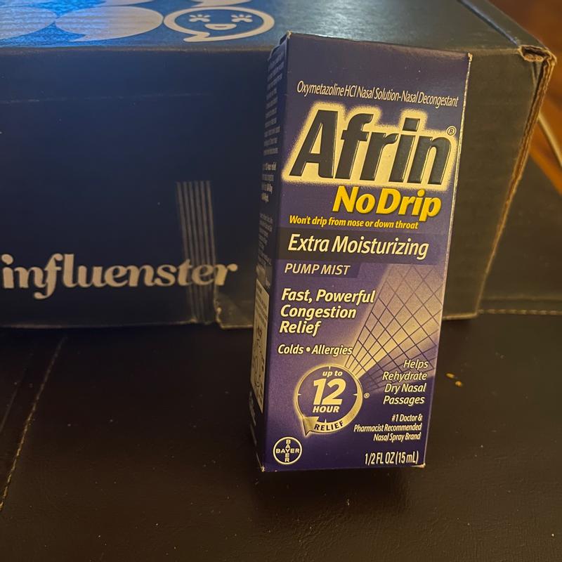 Afrin Nasal Decongestant, Extra Moisturizing, Pump Mist - 0.5 fl oz