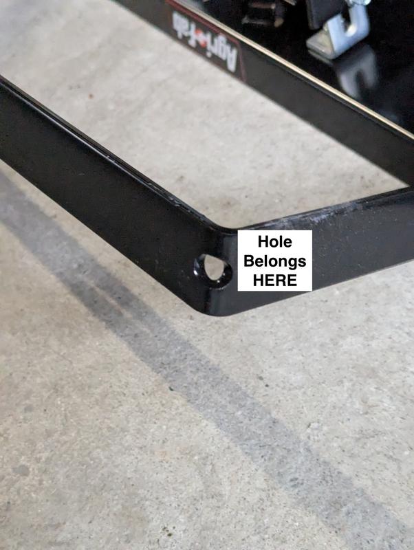 Defective Wheel Bracket