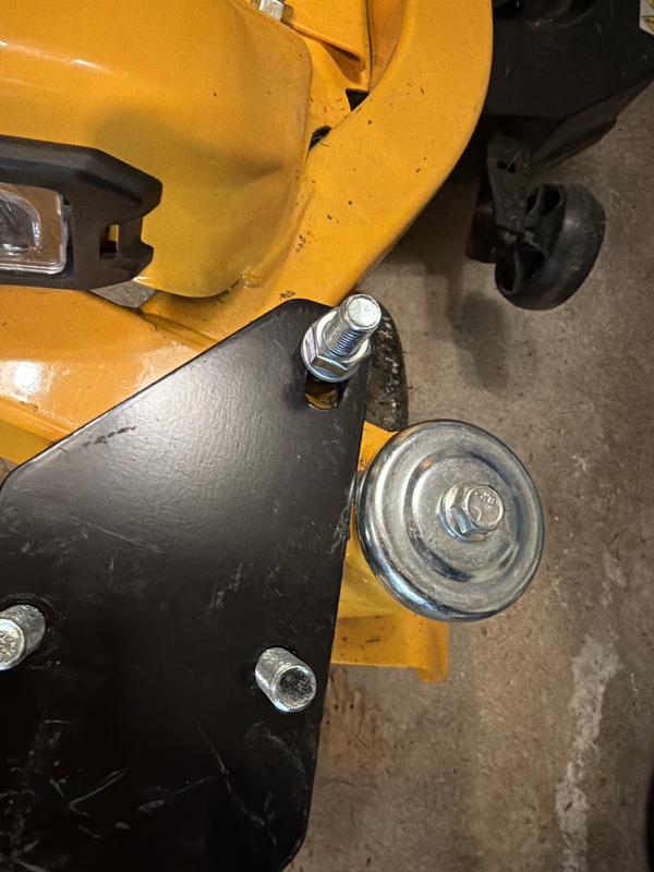 Flipped setup to allow to clear the ZTs asymmetrical frame