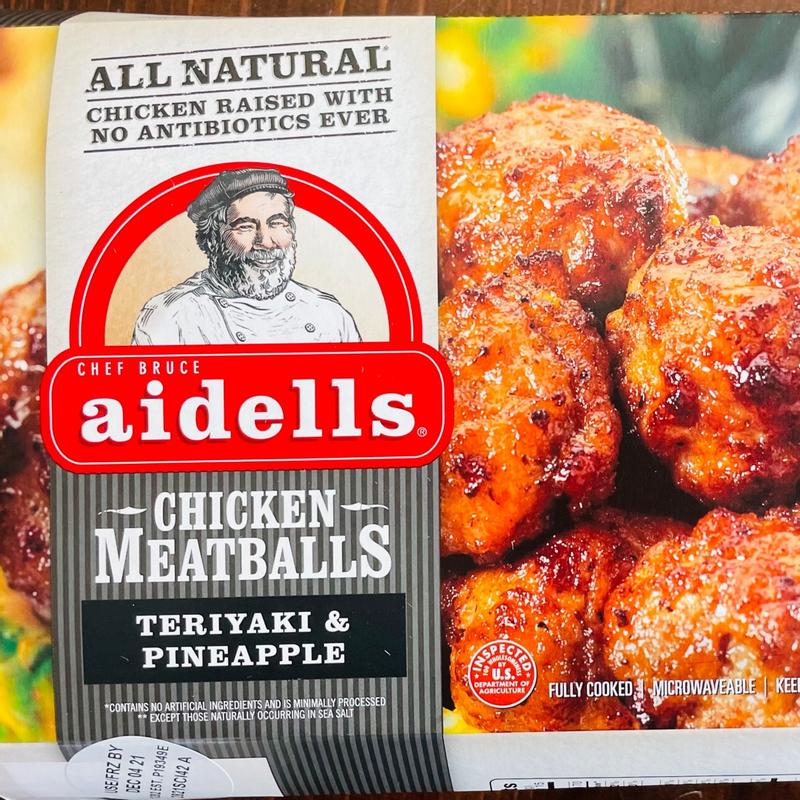 All Natural Teriyaki Pineapple Chicken Meatballs Aidells | lupon.gov.ph