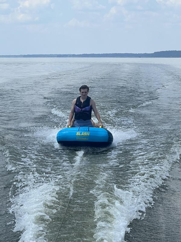 Airhead Slash Inflatable 2 Person Tube for Boats