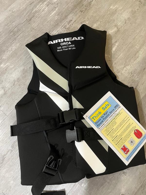 thumbnail image 2 of Airhead Santa Monica Life Vest Multiple Sizes Swim Vests For Adults Youth Kwik Dry Neolite Faic Uscg Apved P 96632719 2 of 14
