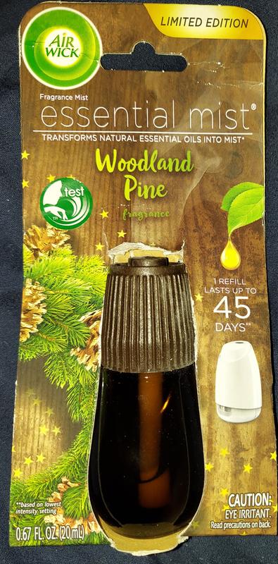 Details about   LOT OF 3 Air Wick Essential Mist Oil Refills Limited Edition Woodland Pine Pack 