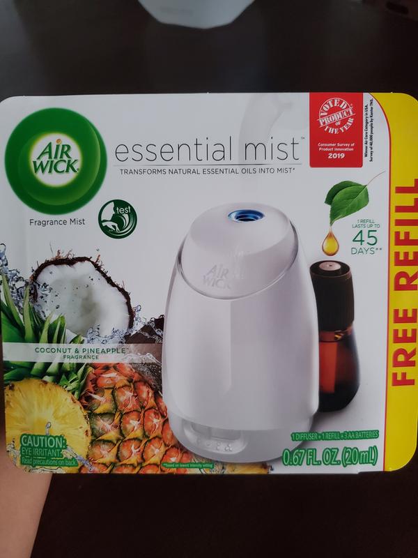 Air Wick Essential Mist Refill Coconut and Pineapple Essential Oils  Diffuser Air Freshener, 1 ct - Gerbes Super Markets