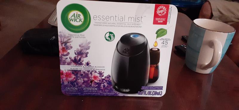 Air Wick Essential Mist Starter Kit, Diffuser + 1 Refill, Lavender and  Almond Blossom, Air Freshener, Essential Oils