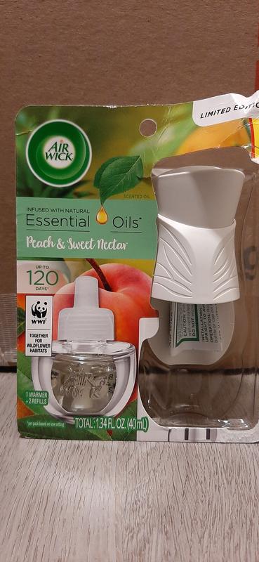 Air Wick Plug in Scented Oil, Peach & Sweet Nectar