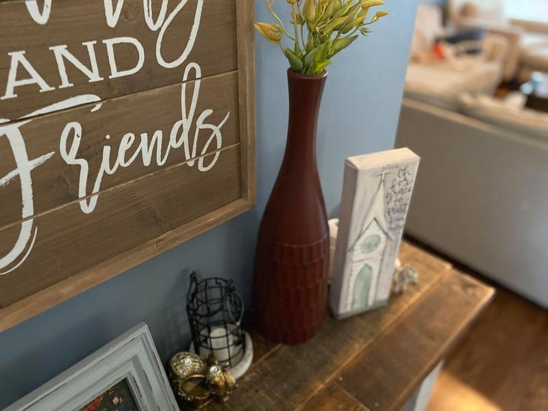 Blends in easily with other decor!