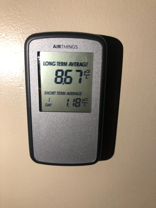 Digital radon gas detector and monitor CDP-RG01 - C.D. Products