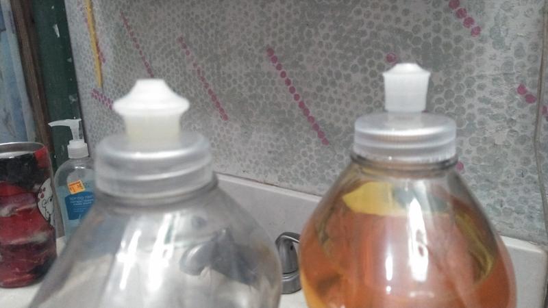 New spout on right.  Too little!