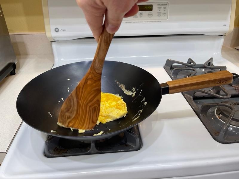 Customer photo for "Nonstick, not a thing stuck to it! Super easy to clean!"