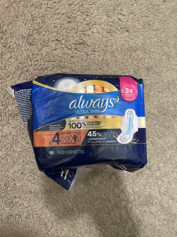 Always Ultra Thin Overnight Maxi Pads - 8940519