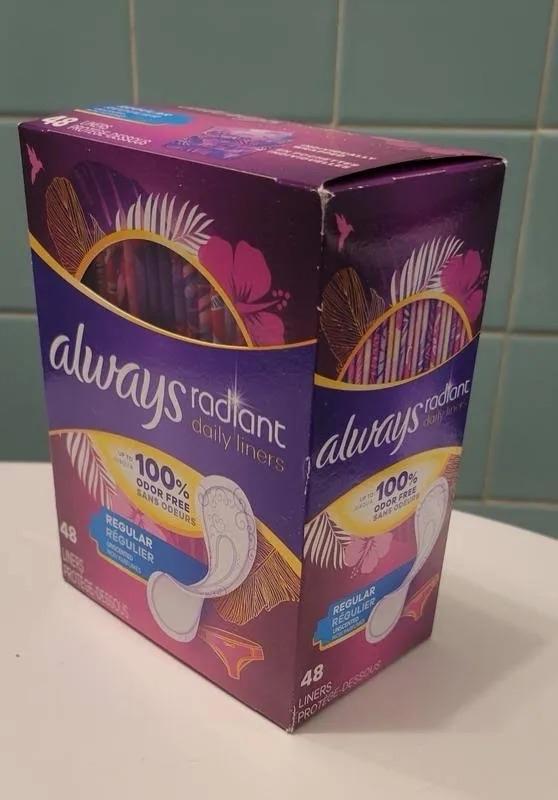 Always Radiant Daily Multistyle Liners Regular