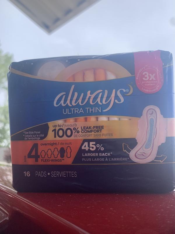 Always Ultra Thin Overnight Maxi Pads - 8940519