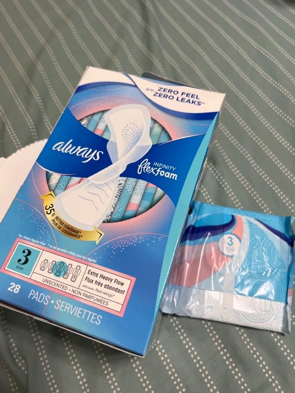 Always Heavy Absorbency Pads with Wings Size 3 14ct - Delivered In