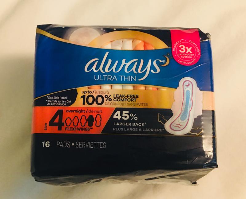 Always Ultra Thin Overnight Maxi Pads - 8940519